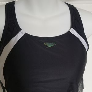 Gorgeous splice high cut Speedo swimsuit